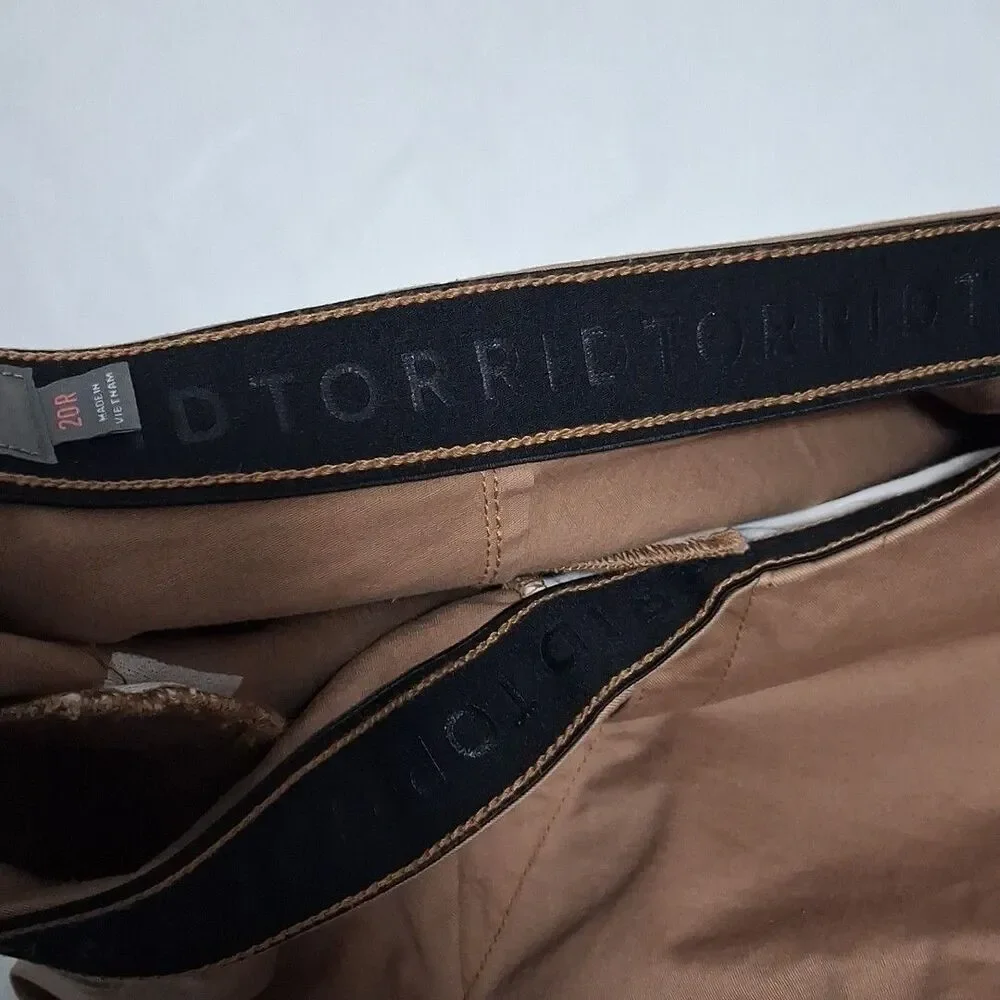 Wrangler 34/32 Relaxed Fit Mens Khaki Pants  Tan Chino Straight Regular Adult - Picture 12 of 16